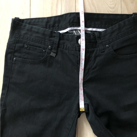 Armani Exchange Black Skinny Jeans Size 0 - Picture 7 of 12